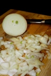 One onion, chopped